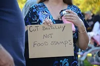 Cut brutality not food stamps