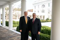 Trump and Orban at the White House