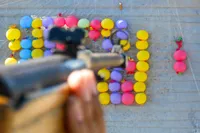 Shooting Balloons at a carnival