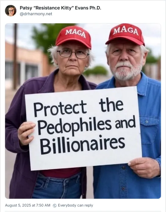 MAGA: Protect the Pedophiles and Billionaires