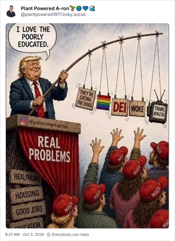 I love the poorly educated