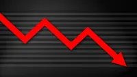 Picture of a graph pointing down