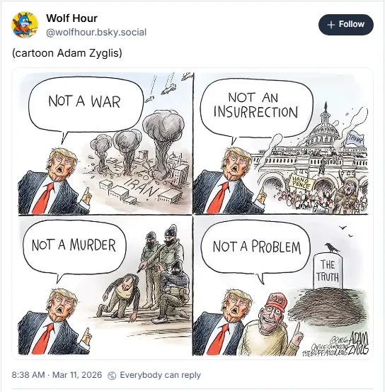 Not a war. Not an insurrection. Not a murder. Not a problem.