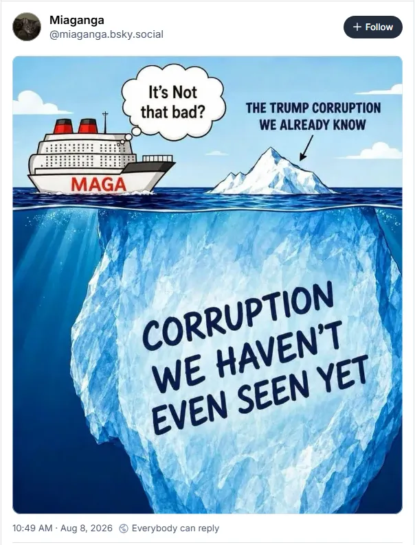 Trump corruption we already know vs corruption we haven't even seen yet