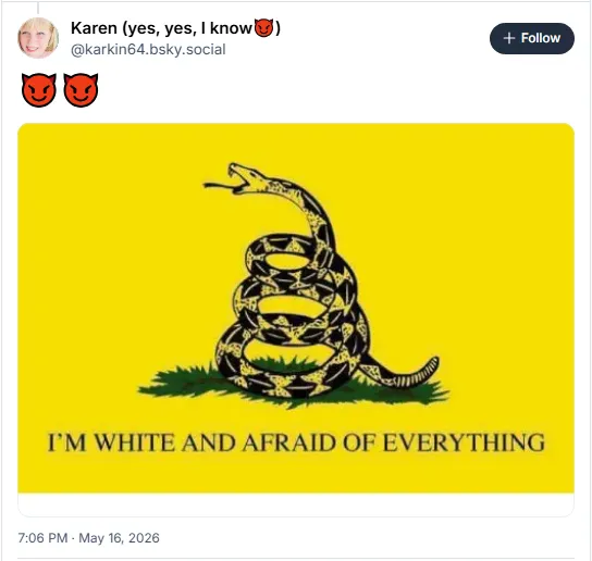 I'm white and afraid of everything