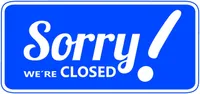 Sorry, we're closed