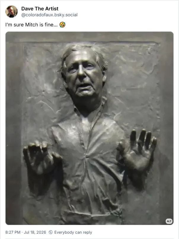 I'm sure Mitch is fine...