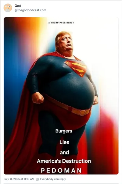 Pedoman: Burgers, Lies, and America's Destruction