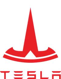 Tesla logo, inverted