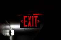 Exit sign