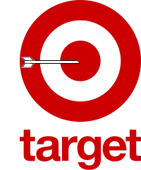 Target logo with an arrow sticking out of it