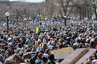 Hands Off protest in Minnesota, April 5, 2025